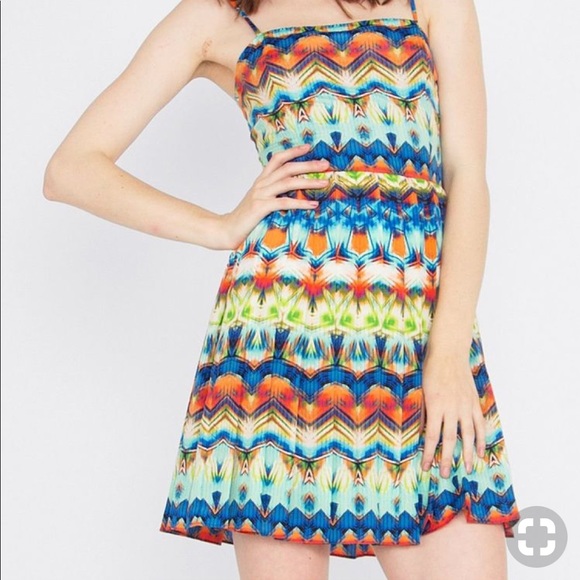 Sugarlips Dresses & Skirts - Sugar+Lips Size S Colorwave Tribal pattern Dress